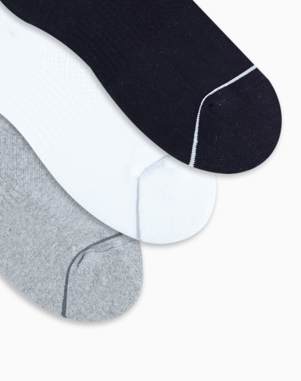 Medias deportivas unisex tobillera corta pack x3 surtido