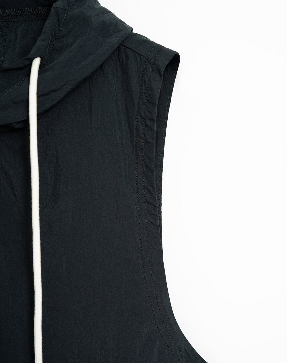 Chaleco deportivo hombre rompevientos negro