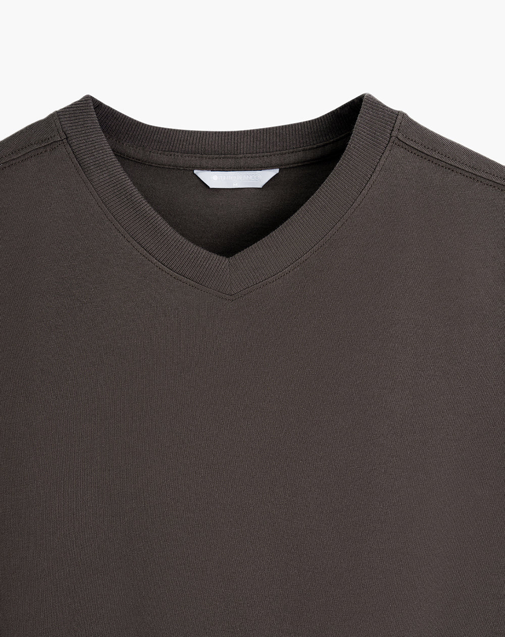 Camiseta en algodón café hombre