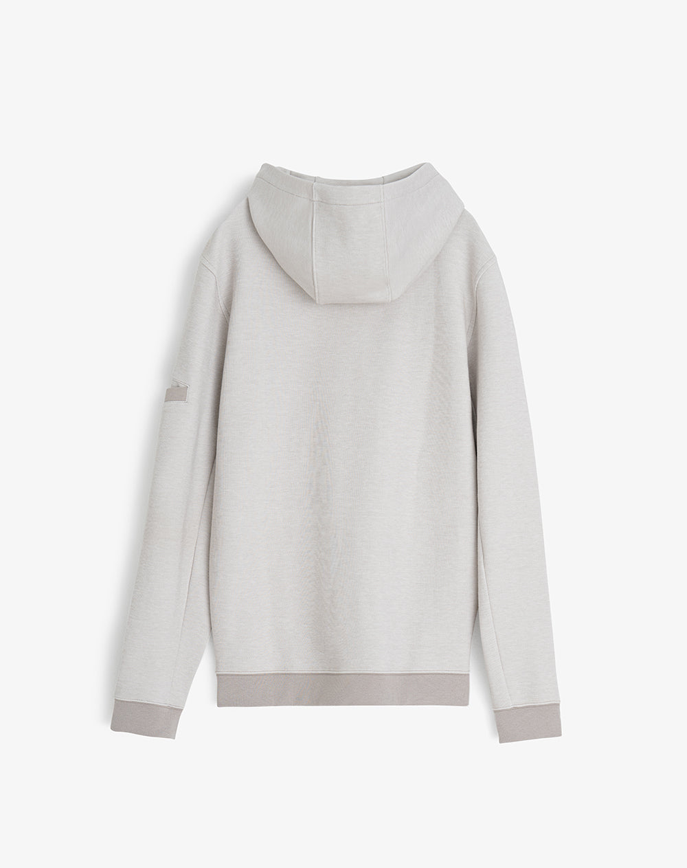 Buzo en algodón con capucha gris hombre