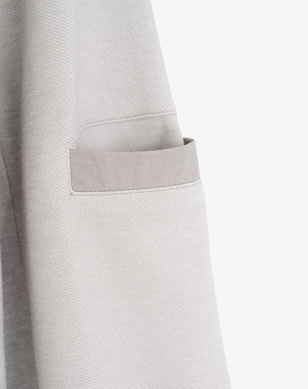 Buzo en algodón con capucha gris hombre