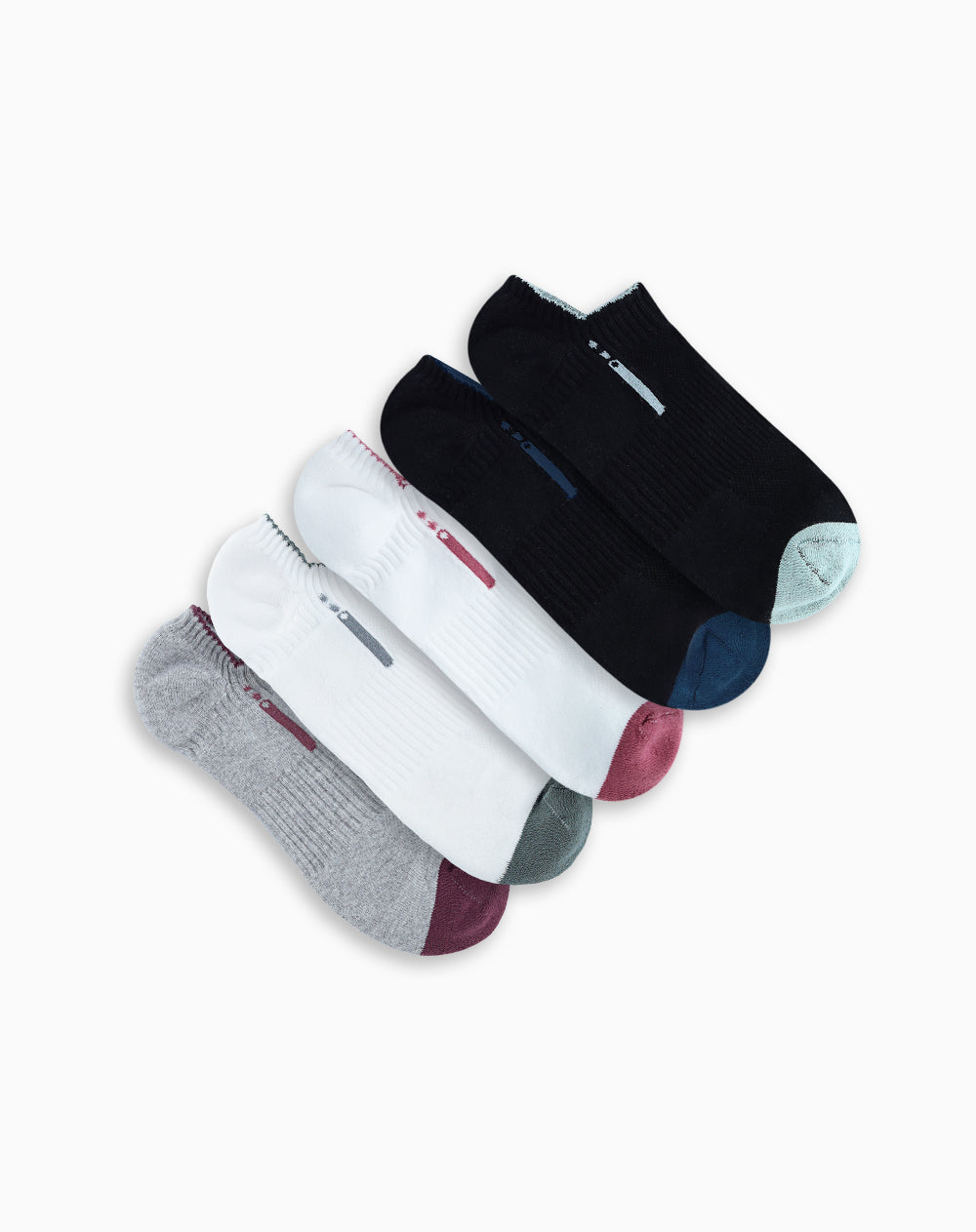 5 pares de medias tobilleras surtido