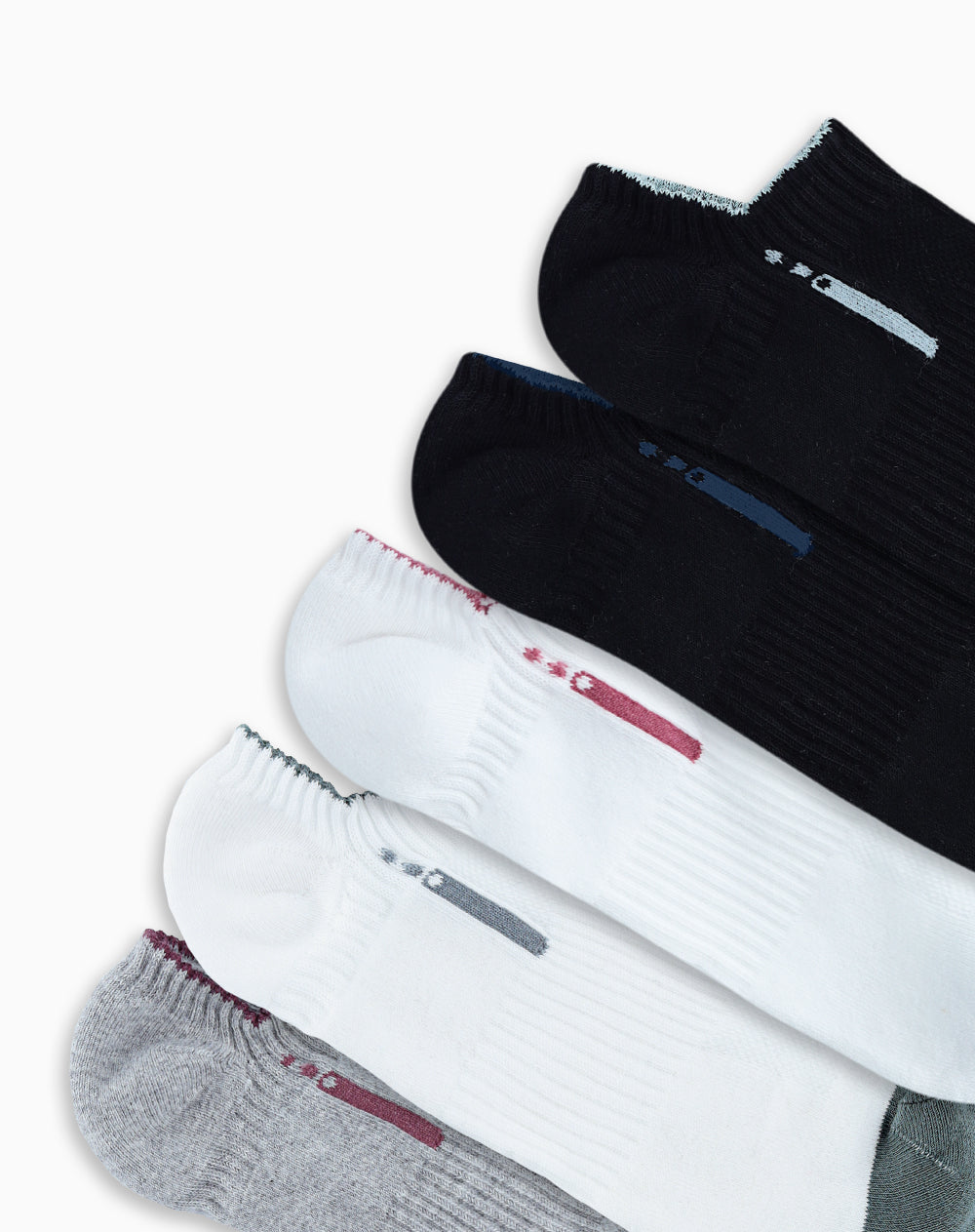 5 pares de medias tobilleras surtido