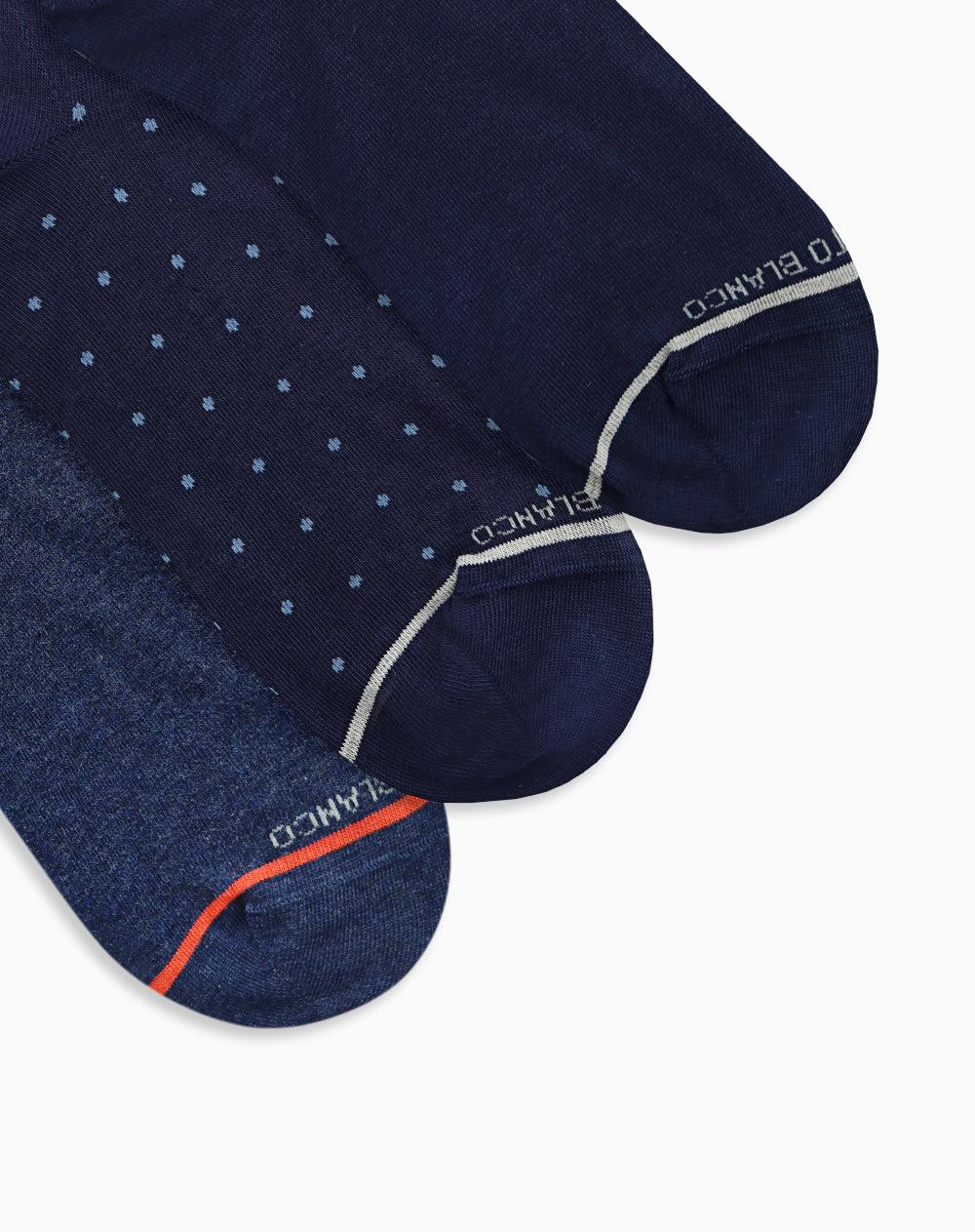 Medias hombre largas casuales pack x3 surtido
