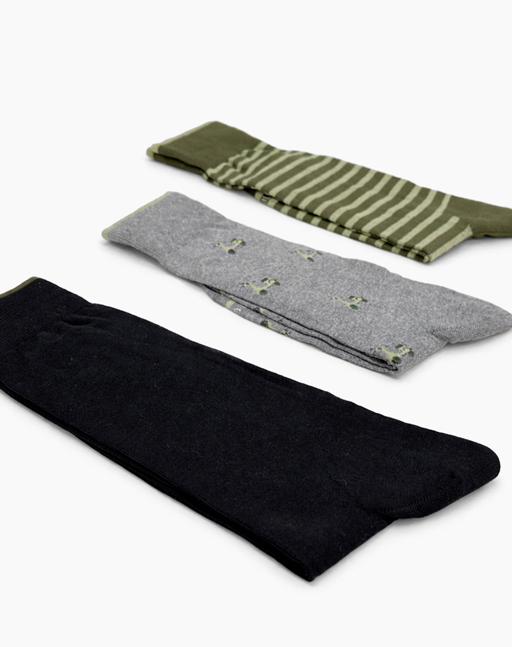 3 pares de medias largas surtido