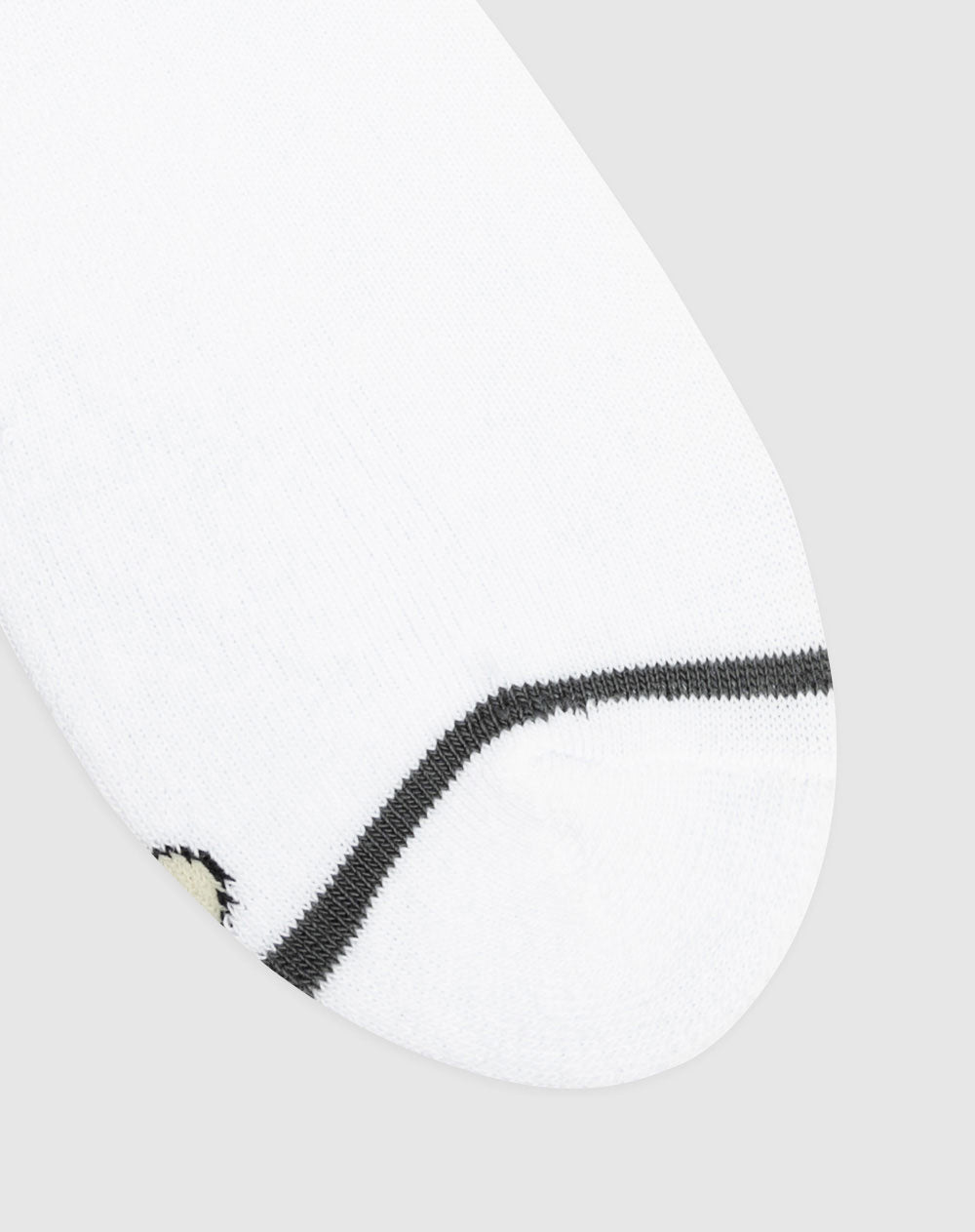Medias deportivas para hombre largas en algodón alcolchadas pack x6unds blancas