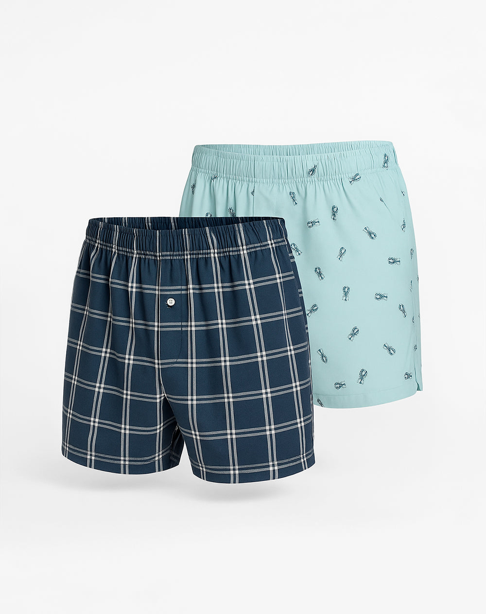 Bóxer medio algodón amplio x2unds surtido