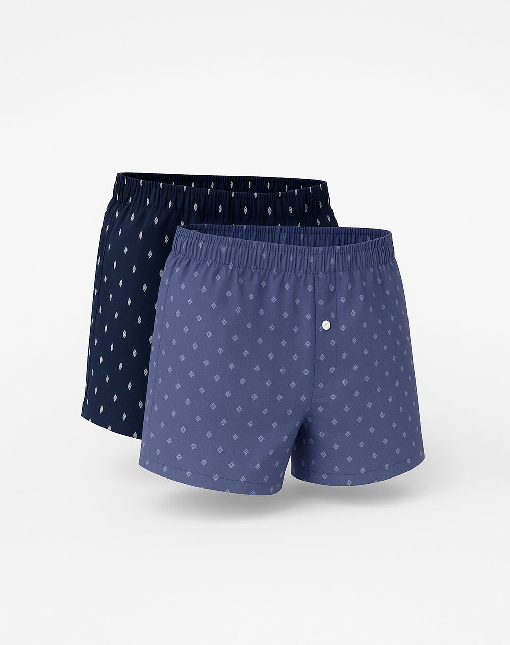 Bóxer medio algodón amplio x2unds surtido