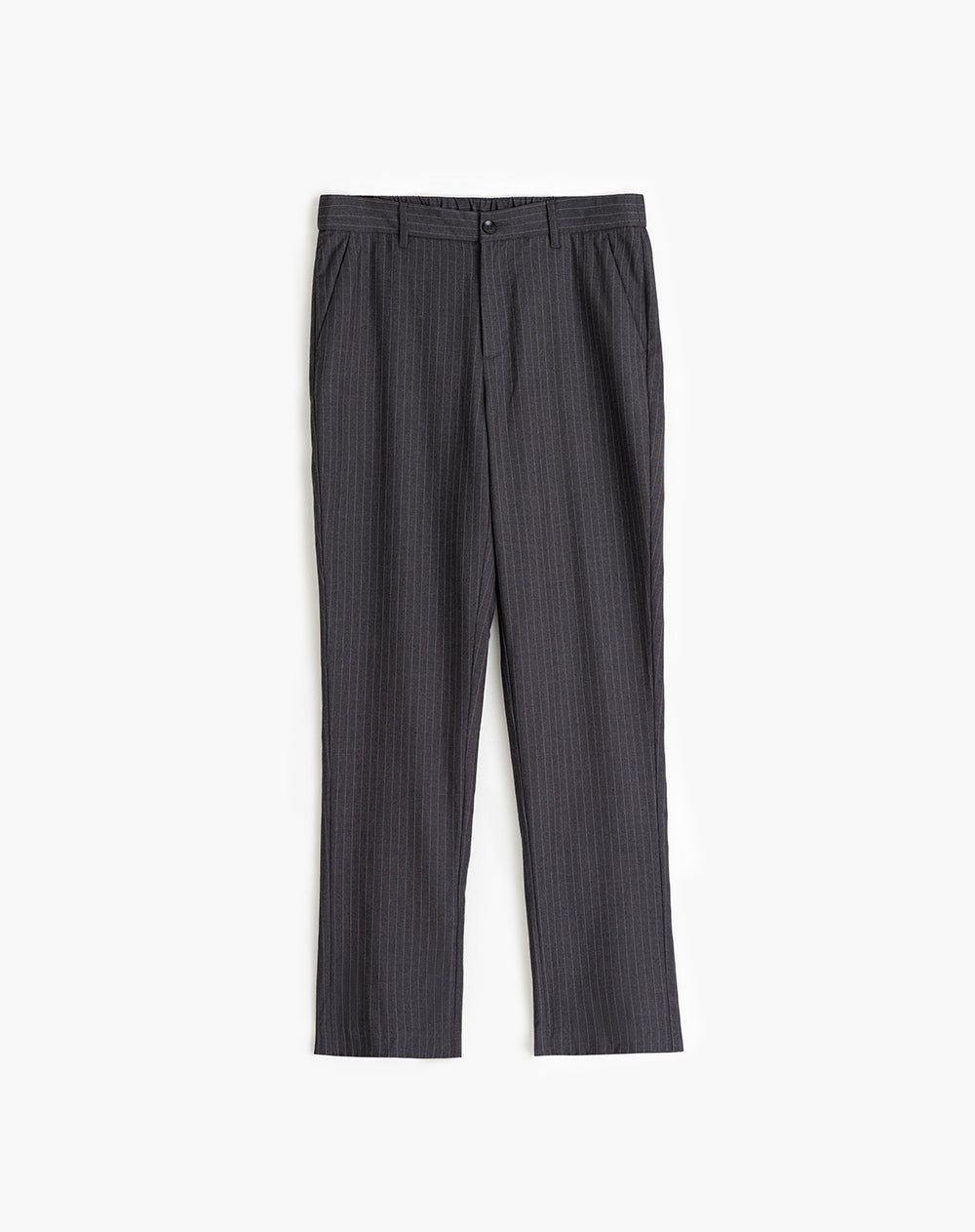 Pantalón recto gris hombre