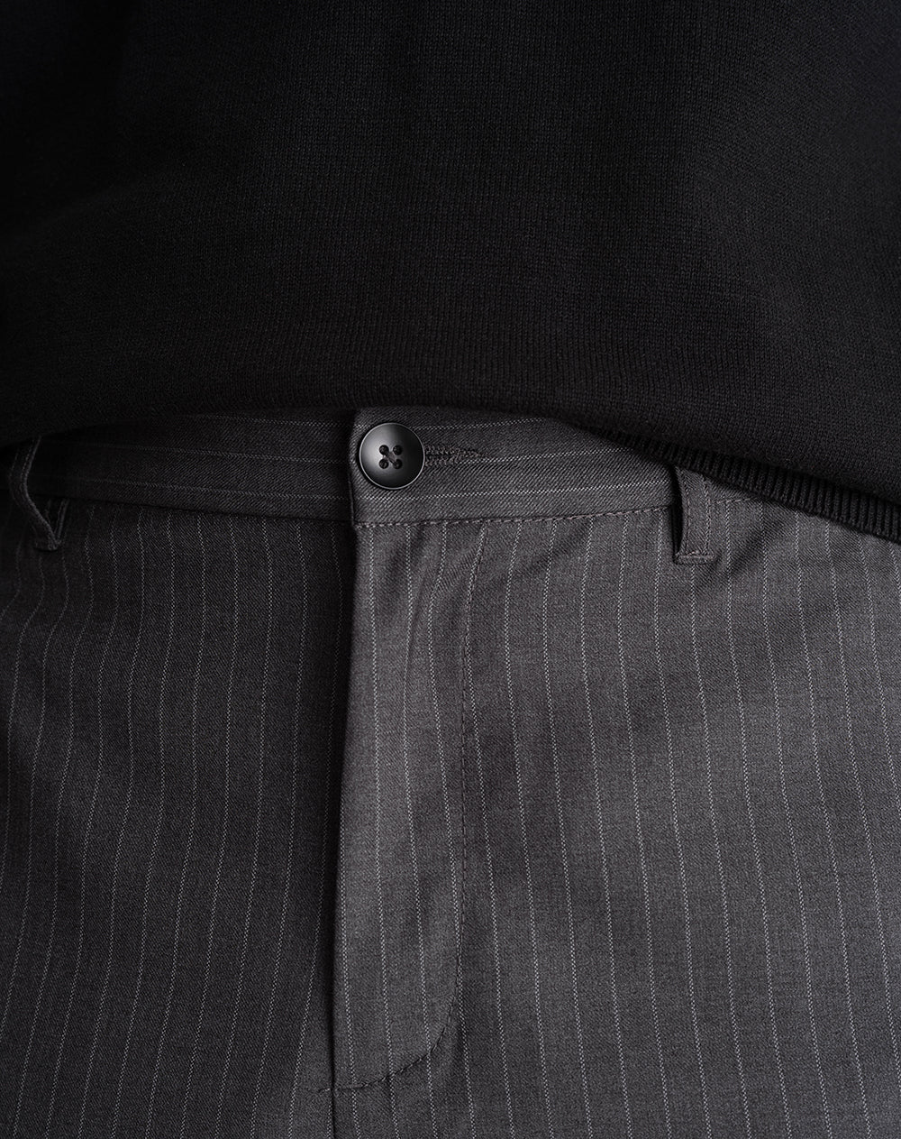 Pantalón recto gris hombre