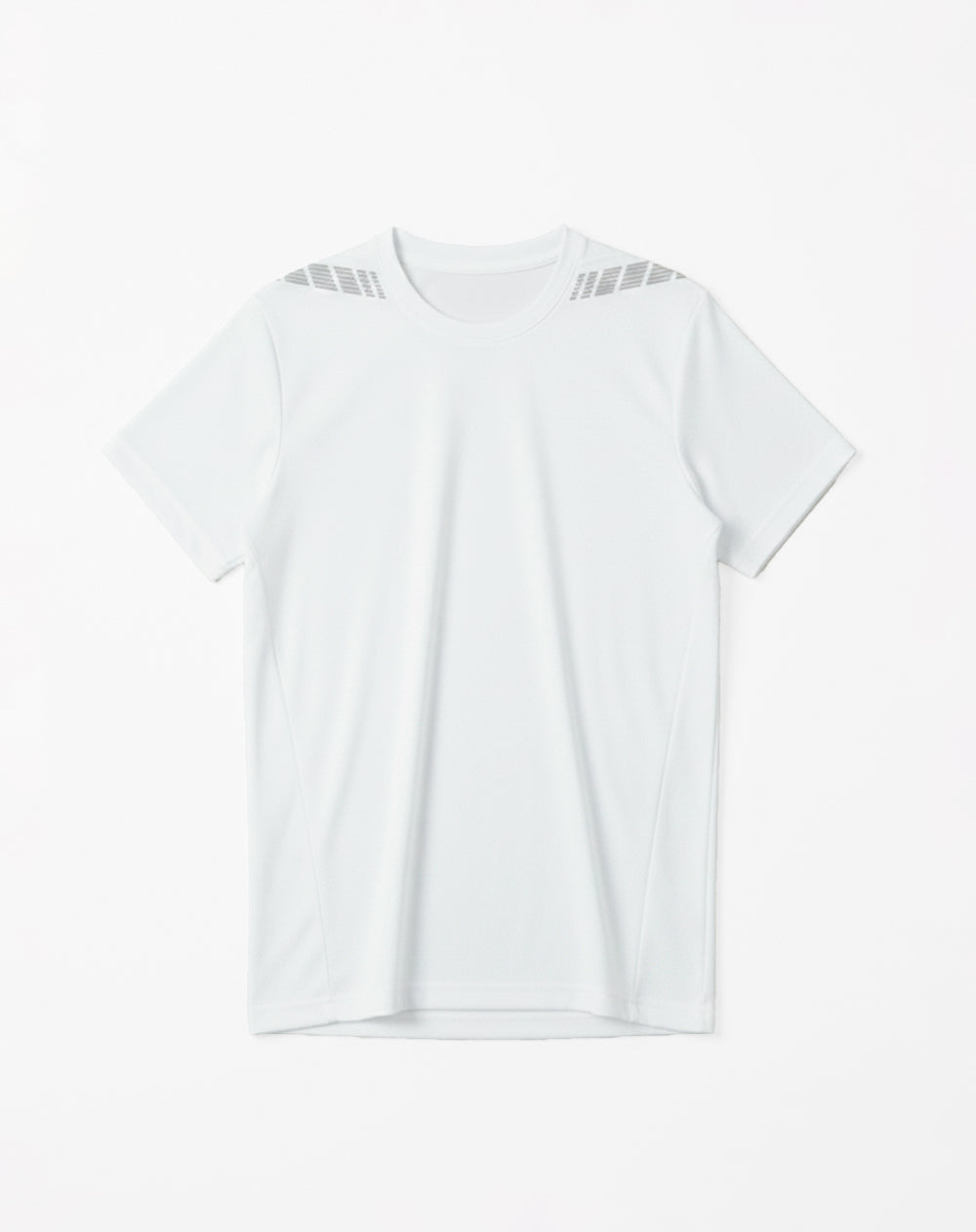 Camiseta deportiva control humedad blanca hombre
