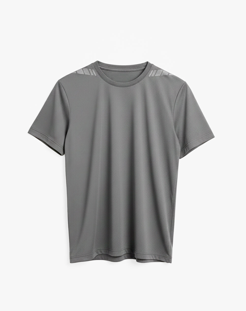 Camiseta deportiva control humedad gris hombre