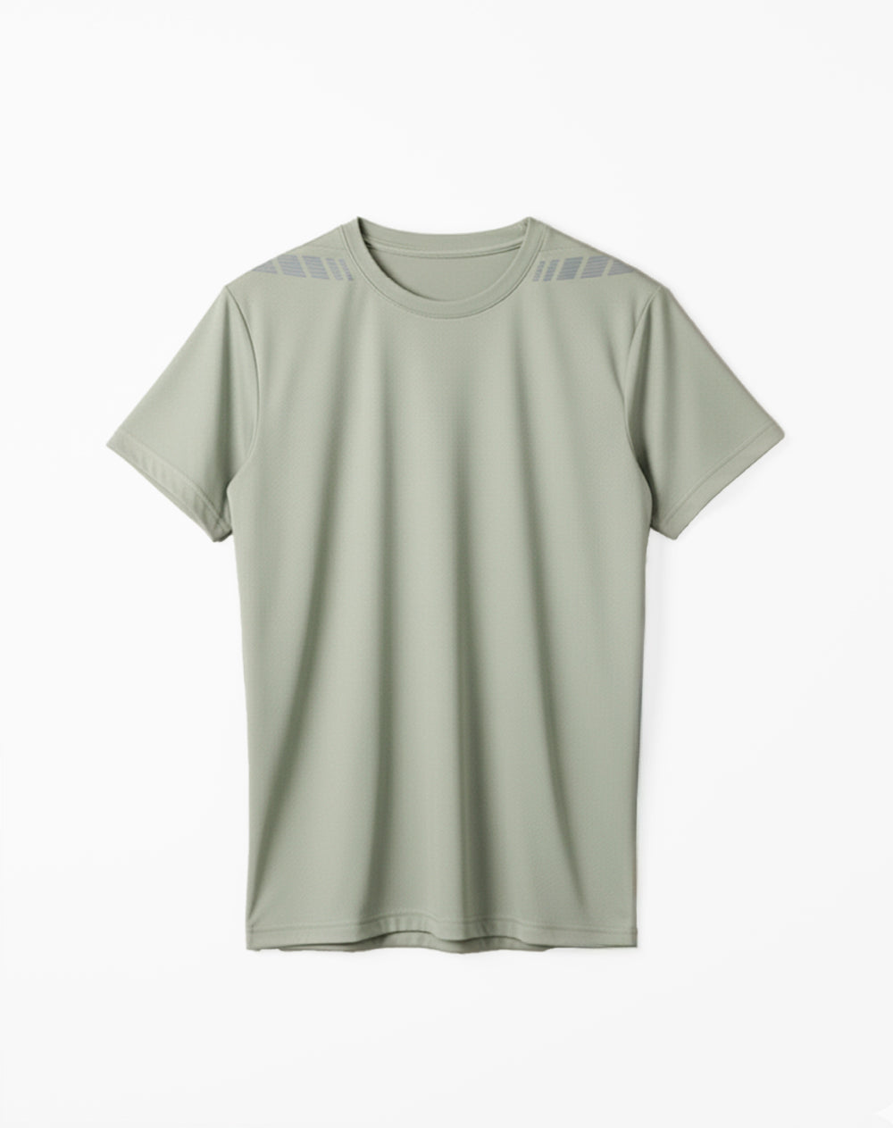 Camiseta deportiva control humedad verde hombre