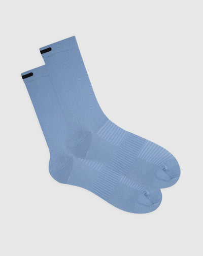 Medias deportivas unisex largas ciclismo azules