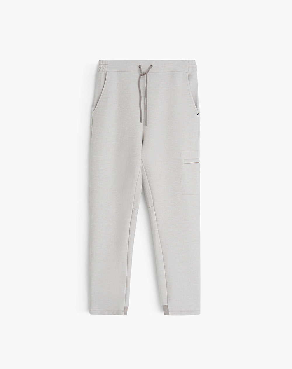 Jogger regular fit tiro medio taupe