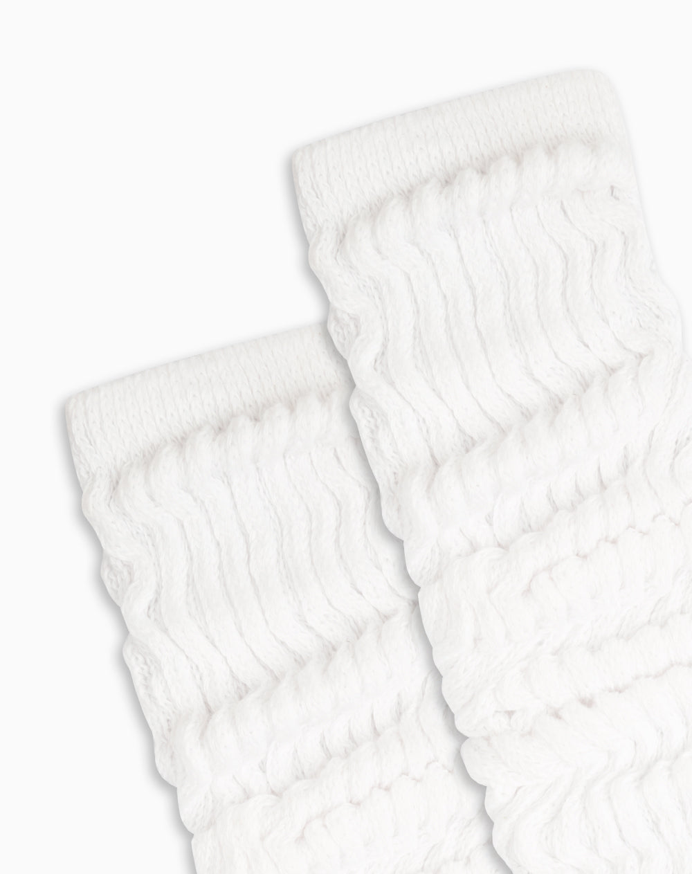 Medias para mujer extra largas en algodón pack x2unds blancas
