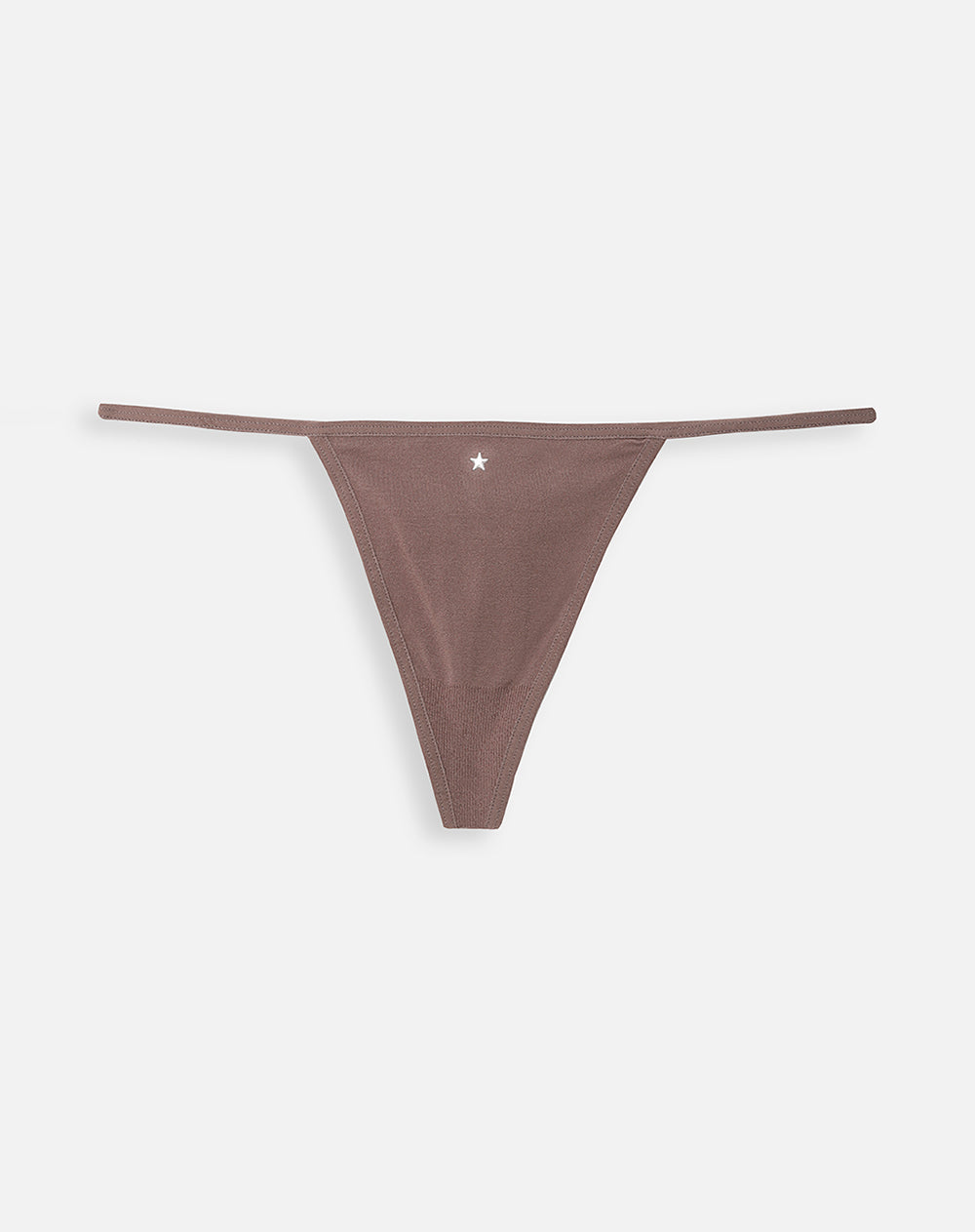 Panty tipo tanga seamless café
