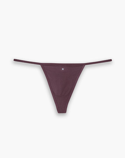Panty tipo tanga seamless morado