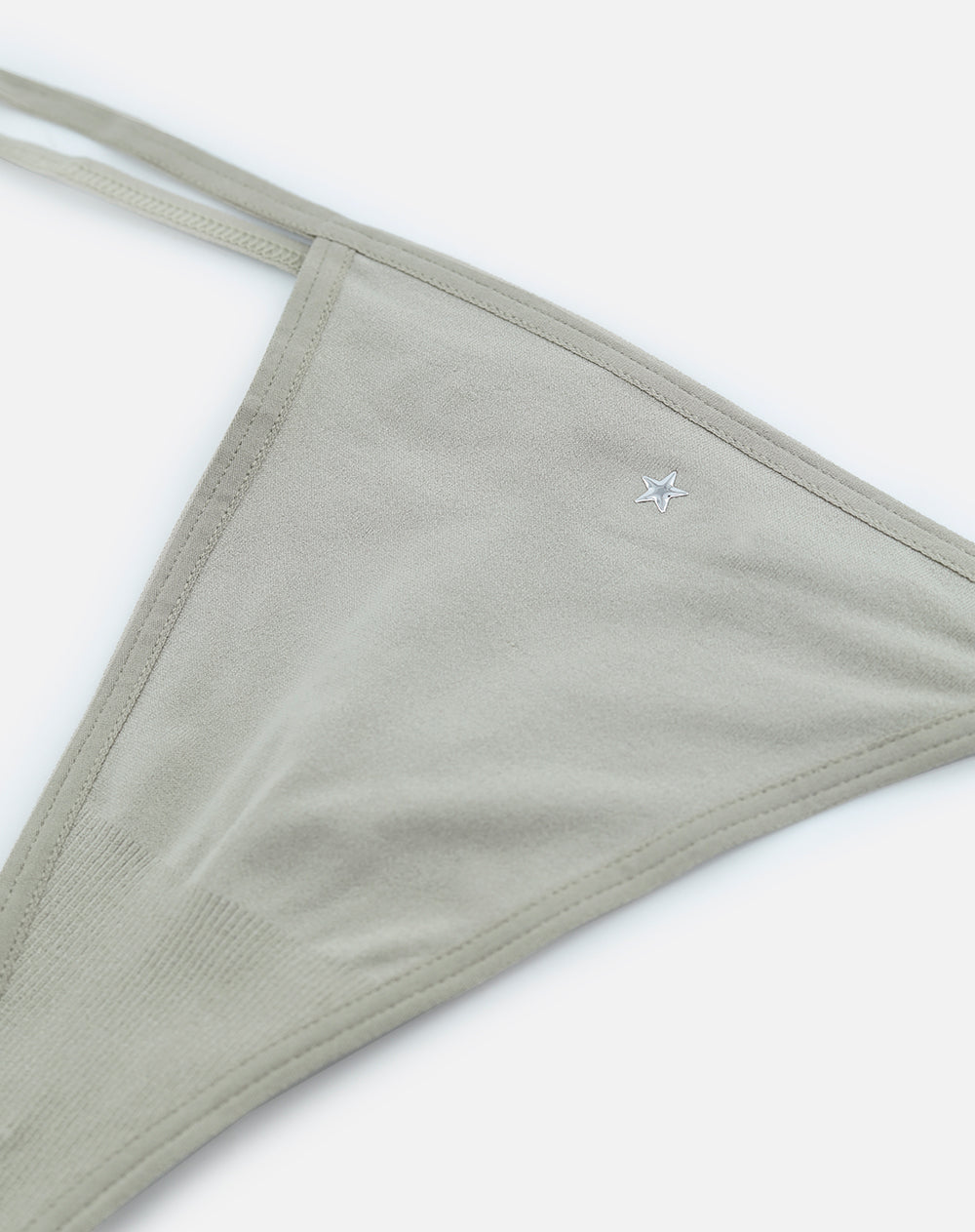 Panty brasilero en seamless tiro bajo verde