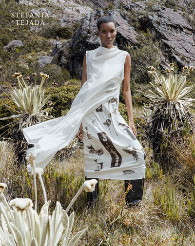 Vestido largo Stefania Tejada