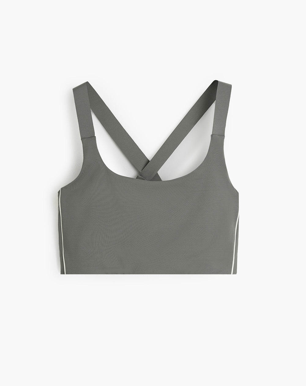 Top deportivo soporte medio control humedad verde