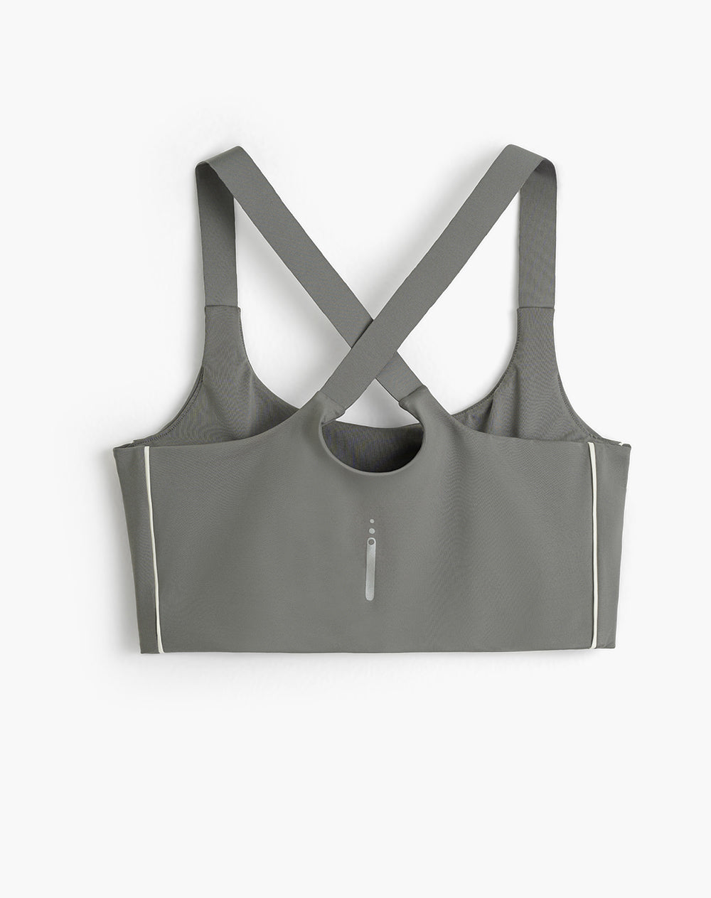 Top deportivo soporte medio control humedad verde