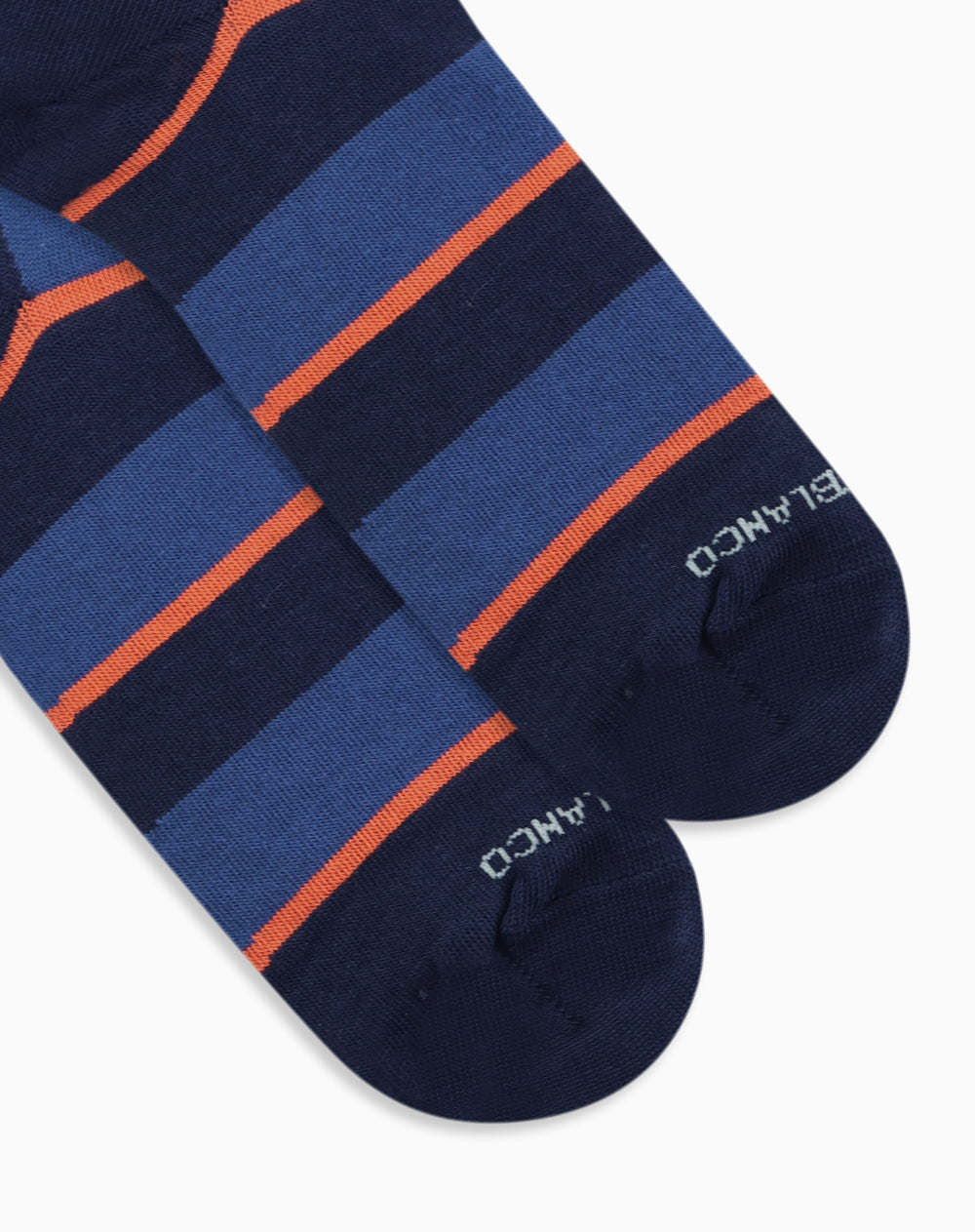 Medias largas azules rayas