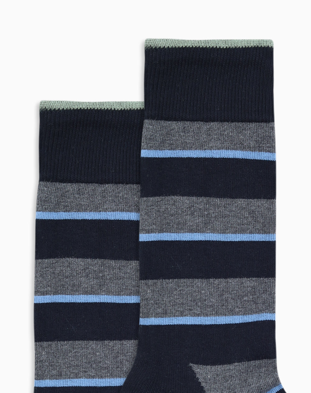 Medias largas negras rayas