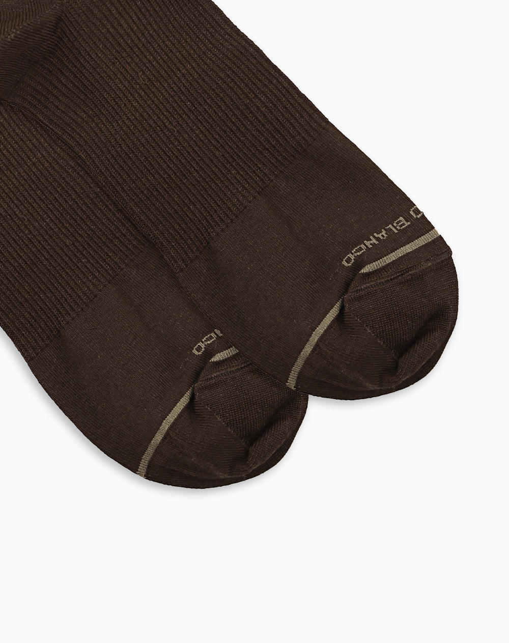 Medias hombre extra largas algodón con compresión cafés