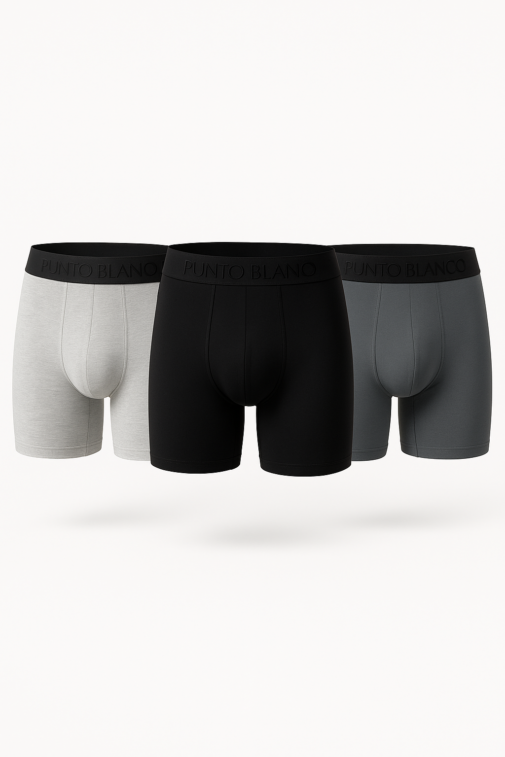 Bóxer medio panel amplio x3unds surtido