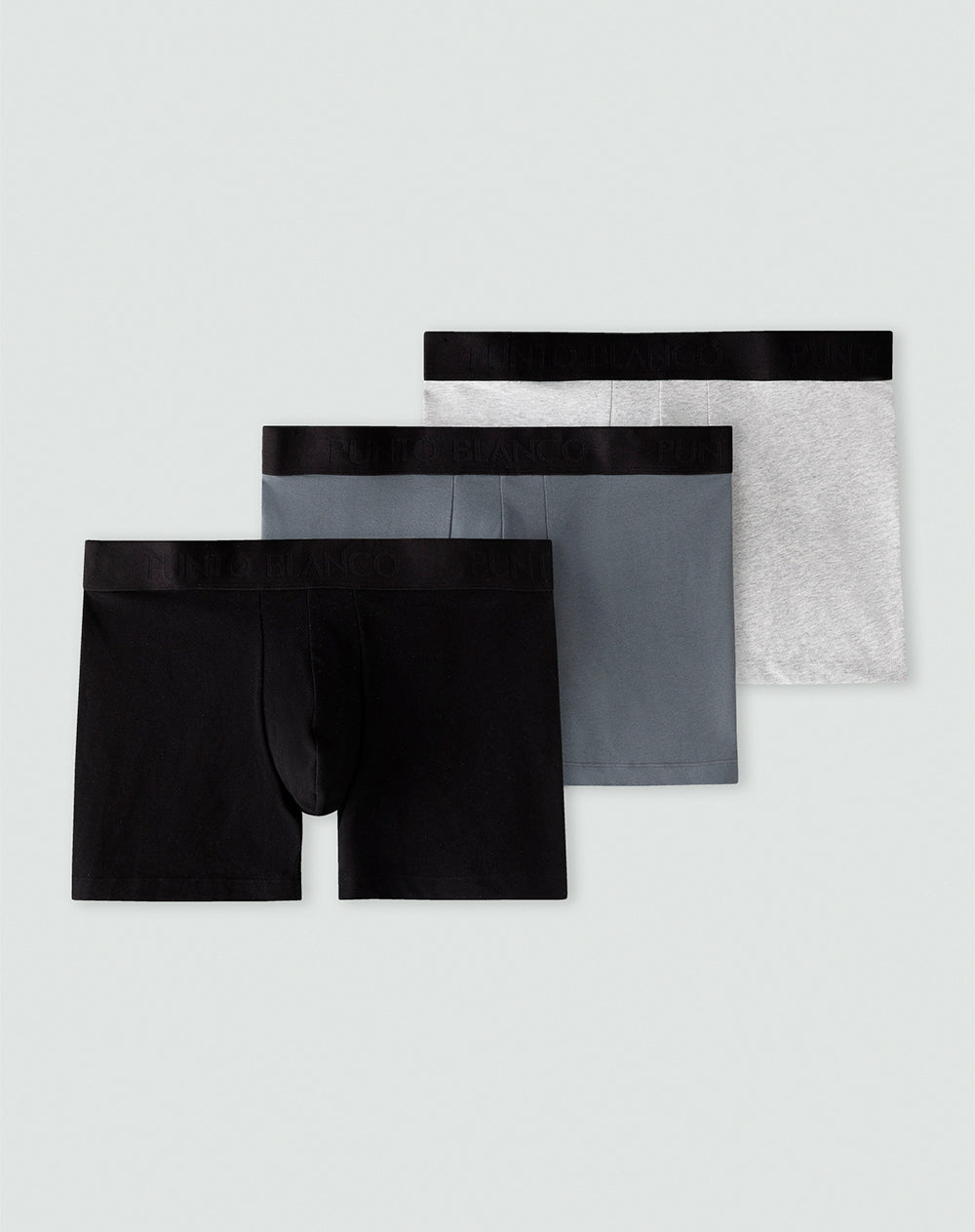 Boxér medio ajustados x3unds surtidos