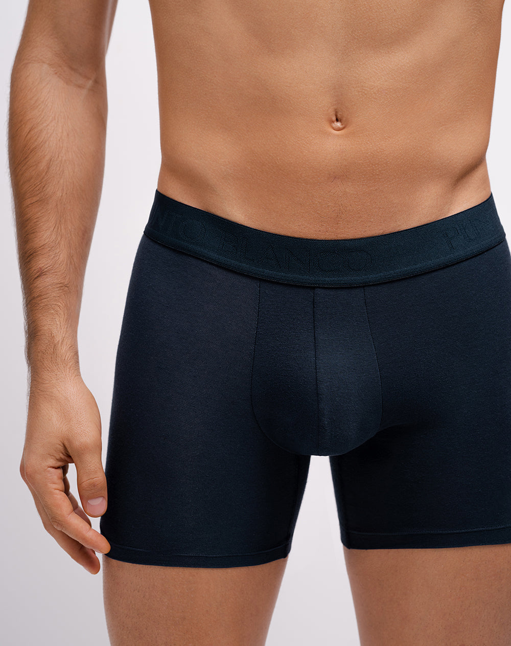 Bóxer medio panel amplio x4unds surtido