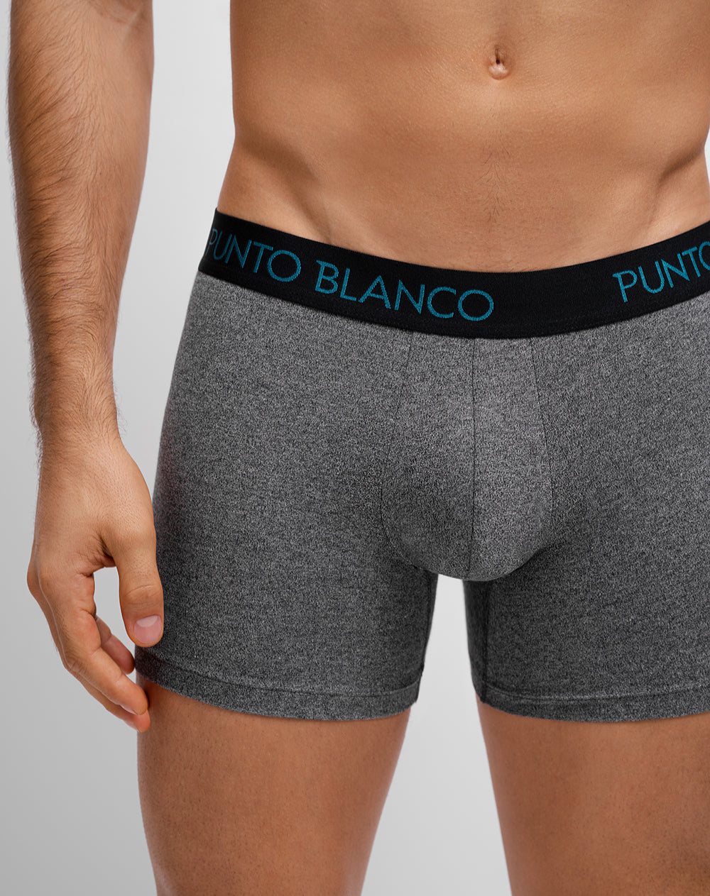 Bóxer medio panel amplio x4unds surtido