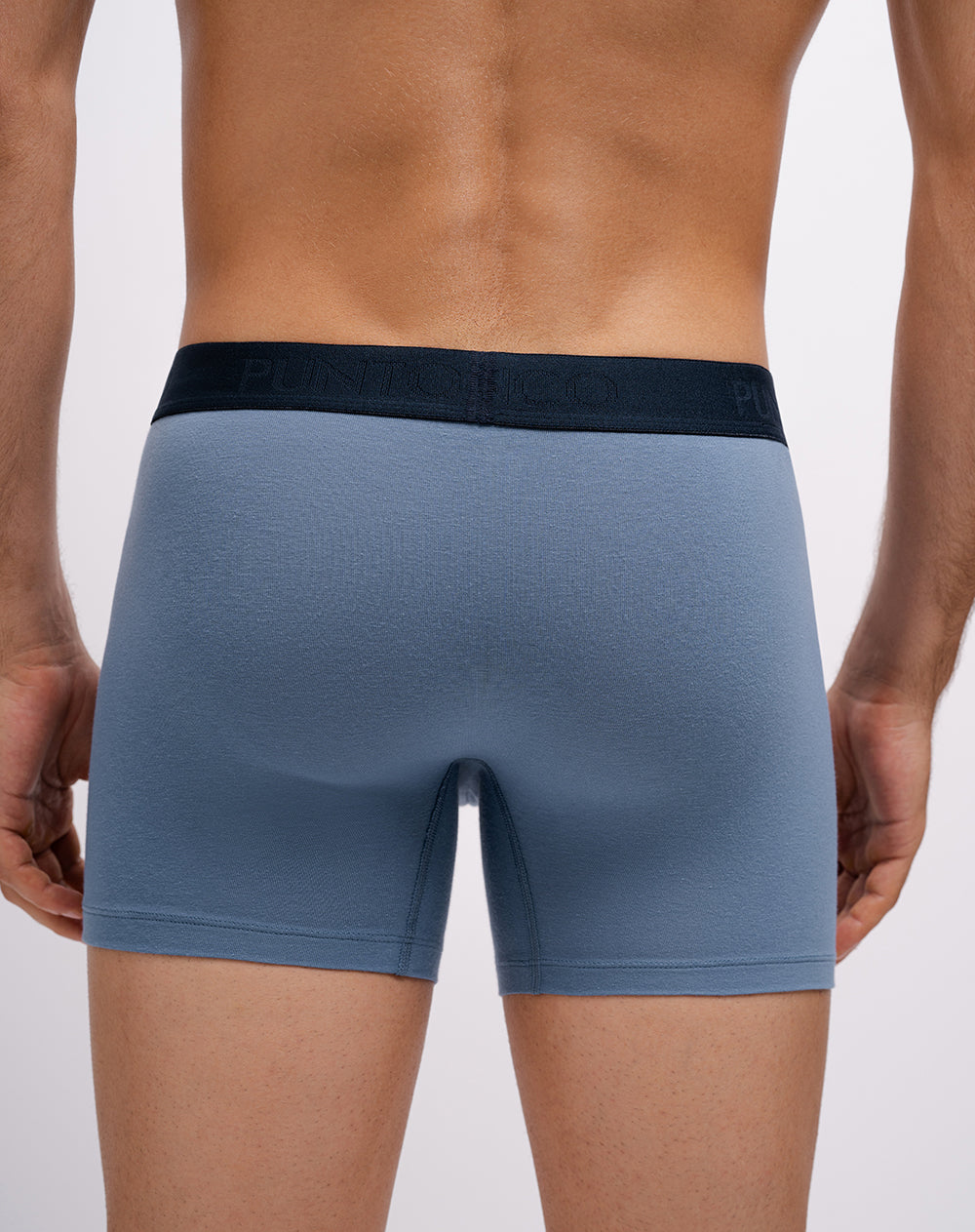 Bóxer medio panel amplio x4unds surtido