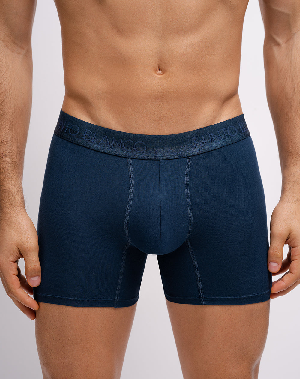 Bóxer medio panel amplio x4unds surtido