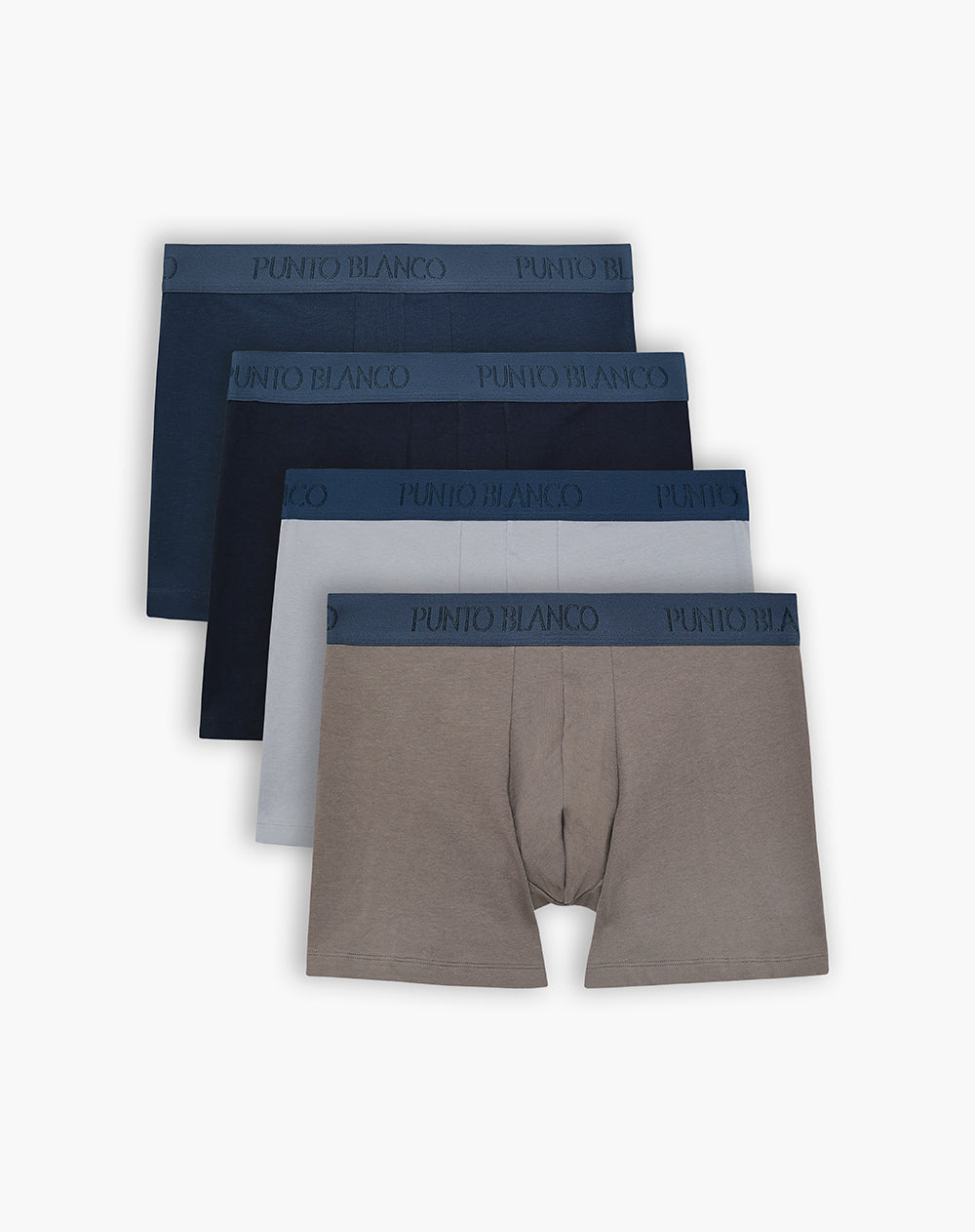 Bóxer medio panel amplio x4unds surtido