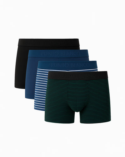 Bóxer medio ajustado x4unds surtido