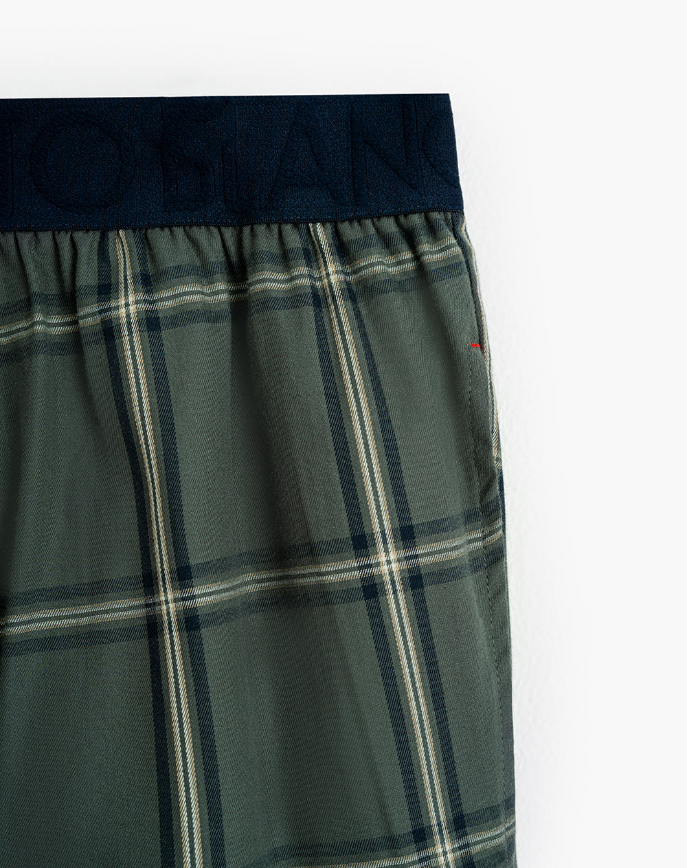 Pantalón de pijama hombre algodón largo cuadros