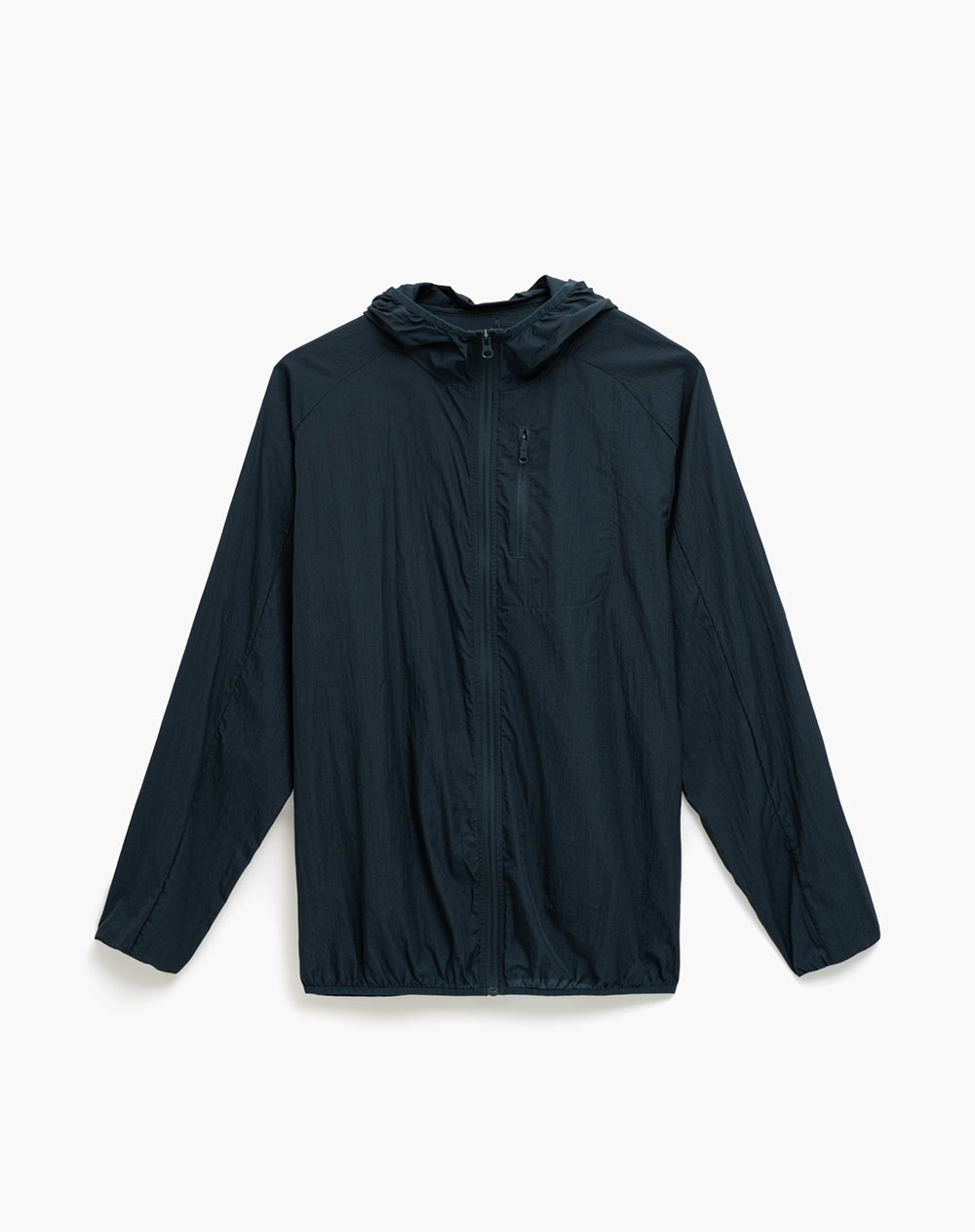 Chaqueta deportiva regular sin capucha azul hombre