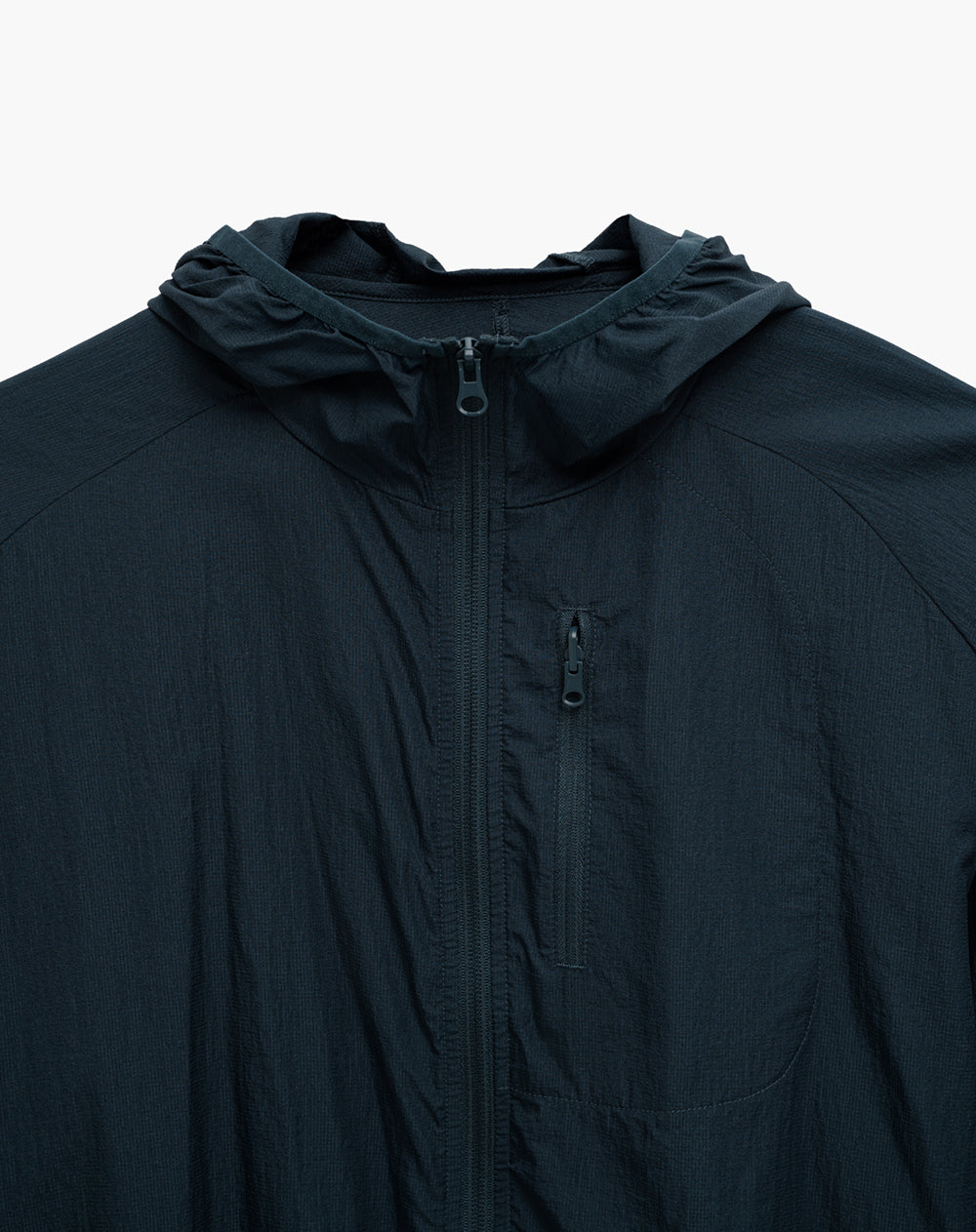 Chaqueta deportiva regular sin capucha azul hombre