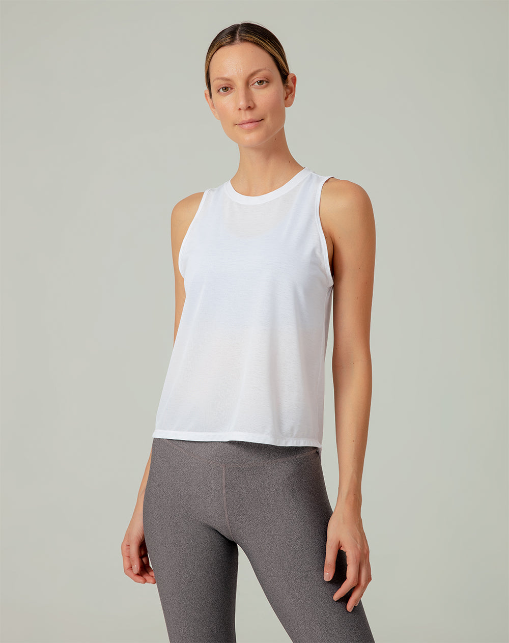 Camiseta esqueleto deportiva mujer control humedad blanca