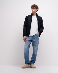Chaqueta bomber regular azul hombre