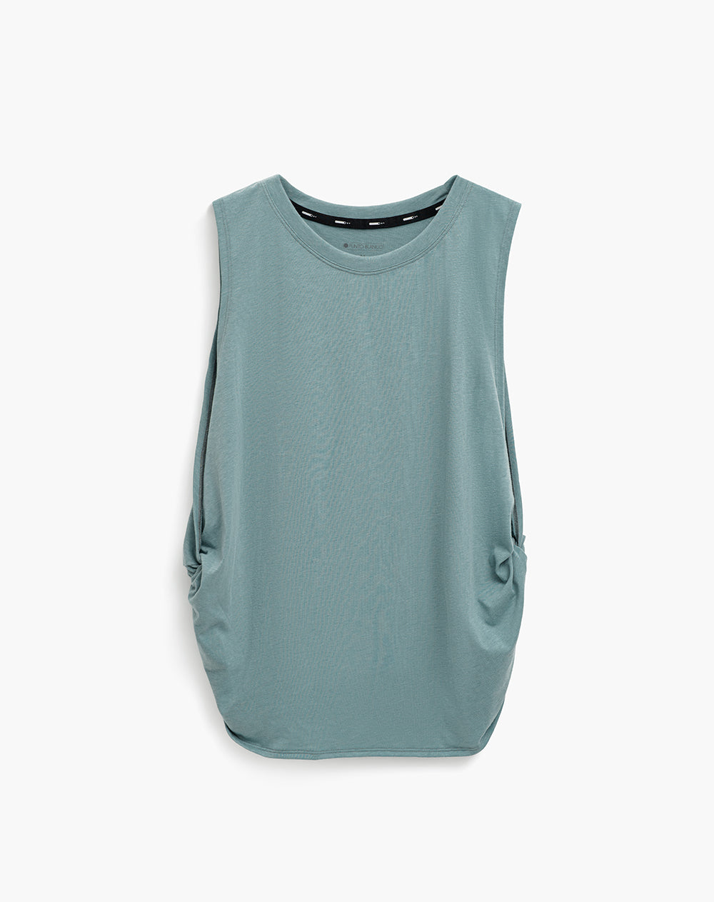 Camiseta deportiva regular gris verdoso mujer