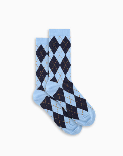 Medias largas azules claras