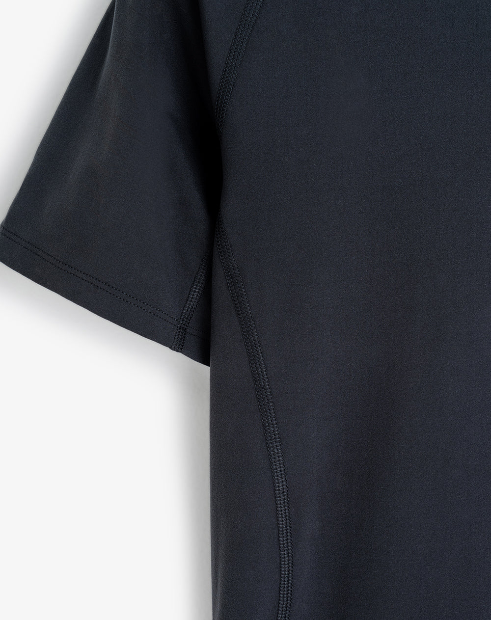Camiseta deportiva hombre antibacterial negra