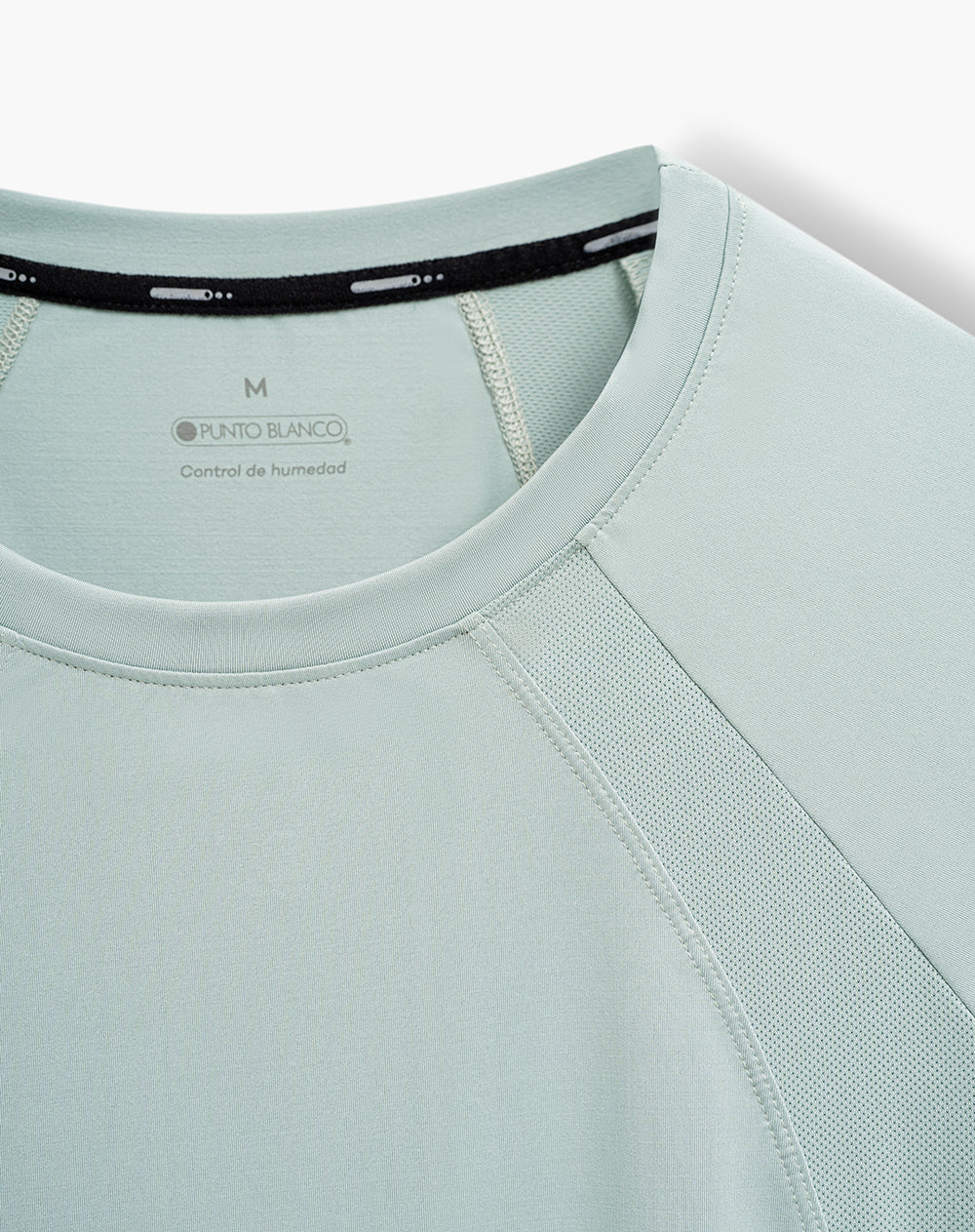 Camibuzo deportivo control humedad verde mujer