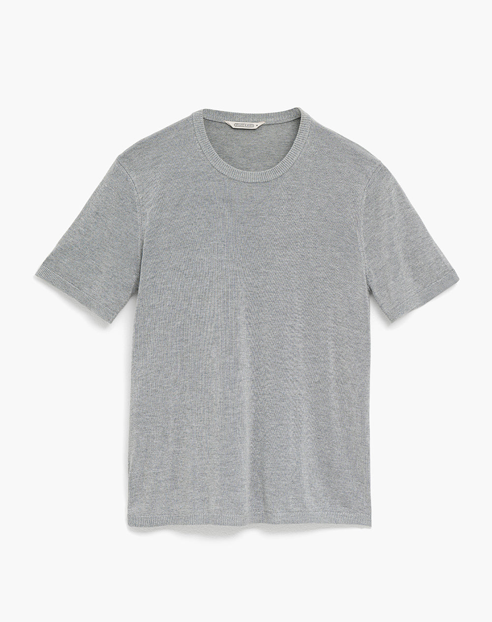 Camiseta regular gris mujer