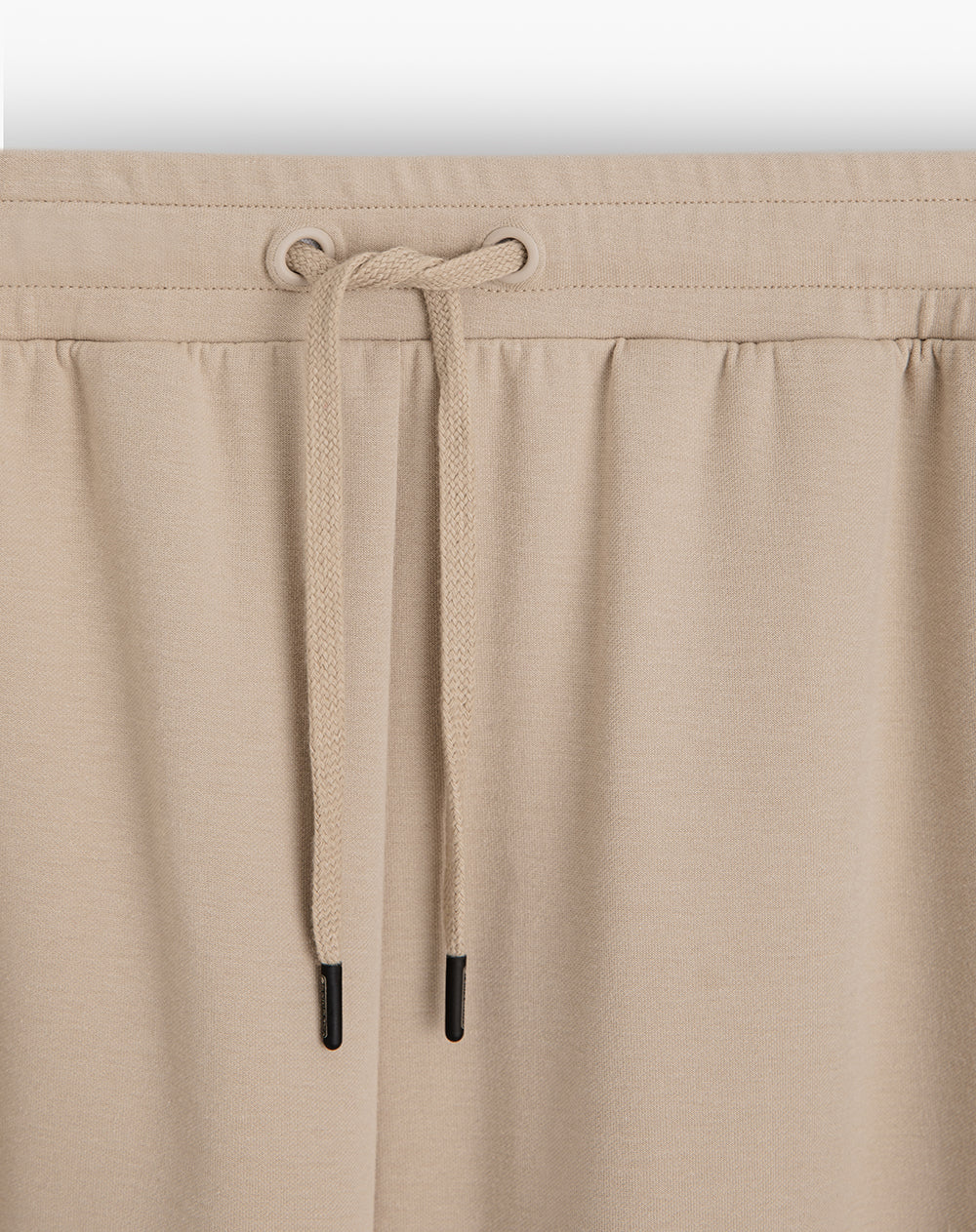 Jogger algodón sostenible semi ajustado caqui para hombre