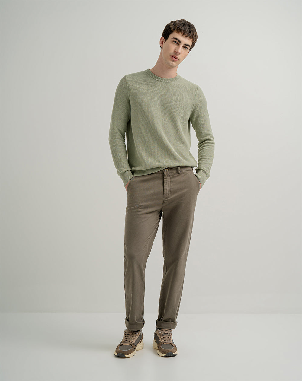Buzo regular fit verde