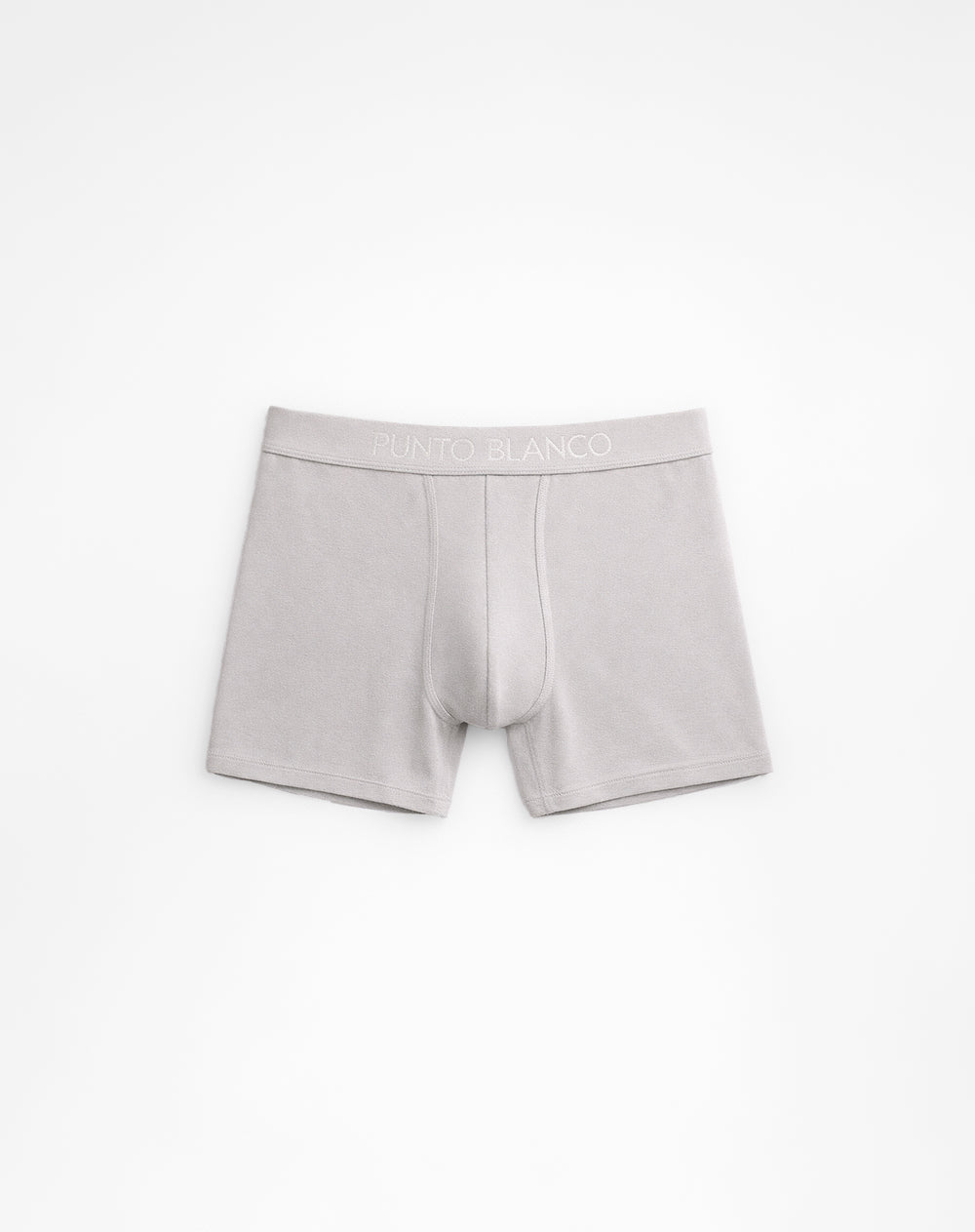 Bóxer medio panel amplio gris